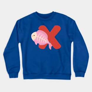 Animal alphabet X Crewneck Sweatshirt